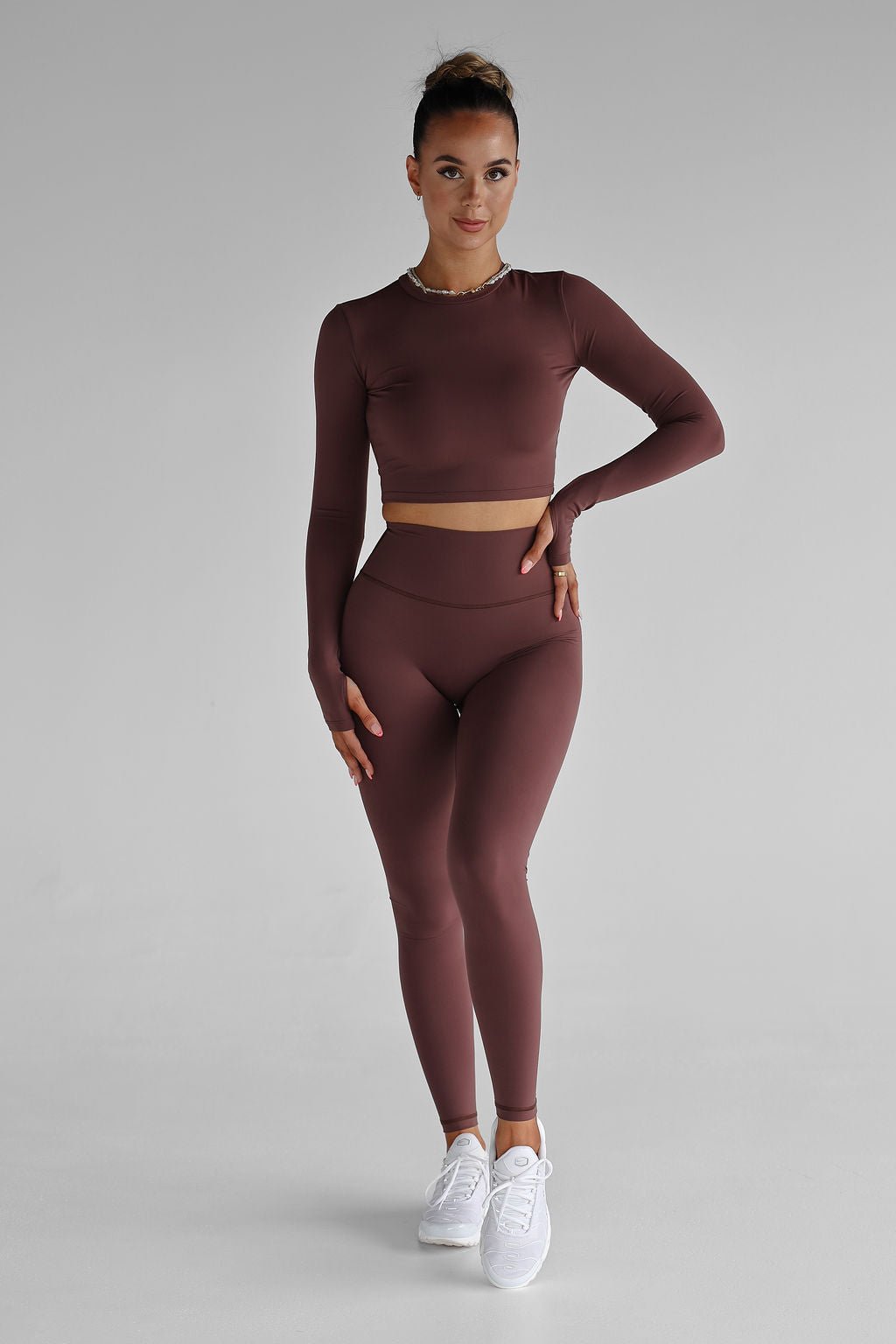 SCULPT Full Length Leggings - Espresso - LEELO ACTIVE