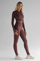 SCULPT Full Length Leggings - Espresso - LEELO ACTIVE