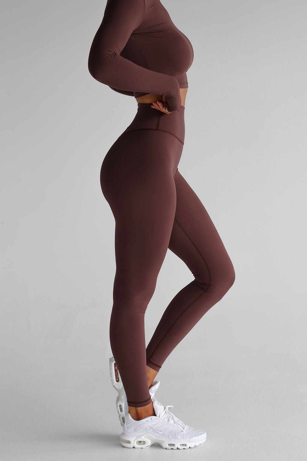 SCULPT Full Length Leggings - Espresso - LEELO ACTIVE