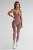 SCULPT Full Length Leggings - Mauve - LEELO ACTIVE