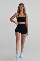 SCULPT Infinity Crop - Black - LEELO ACTIVE