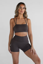 SCULPT Infinity Crop - Dark Chocolate - LEELO ACTIVE