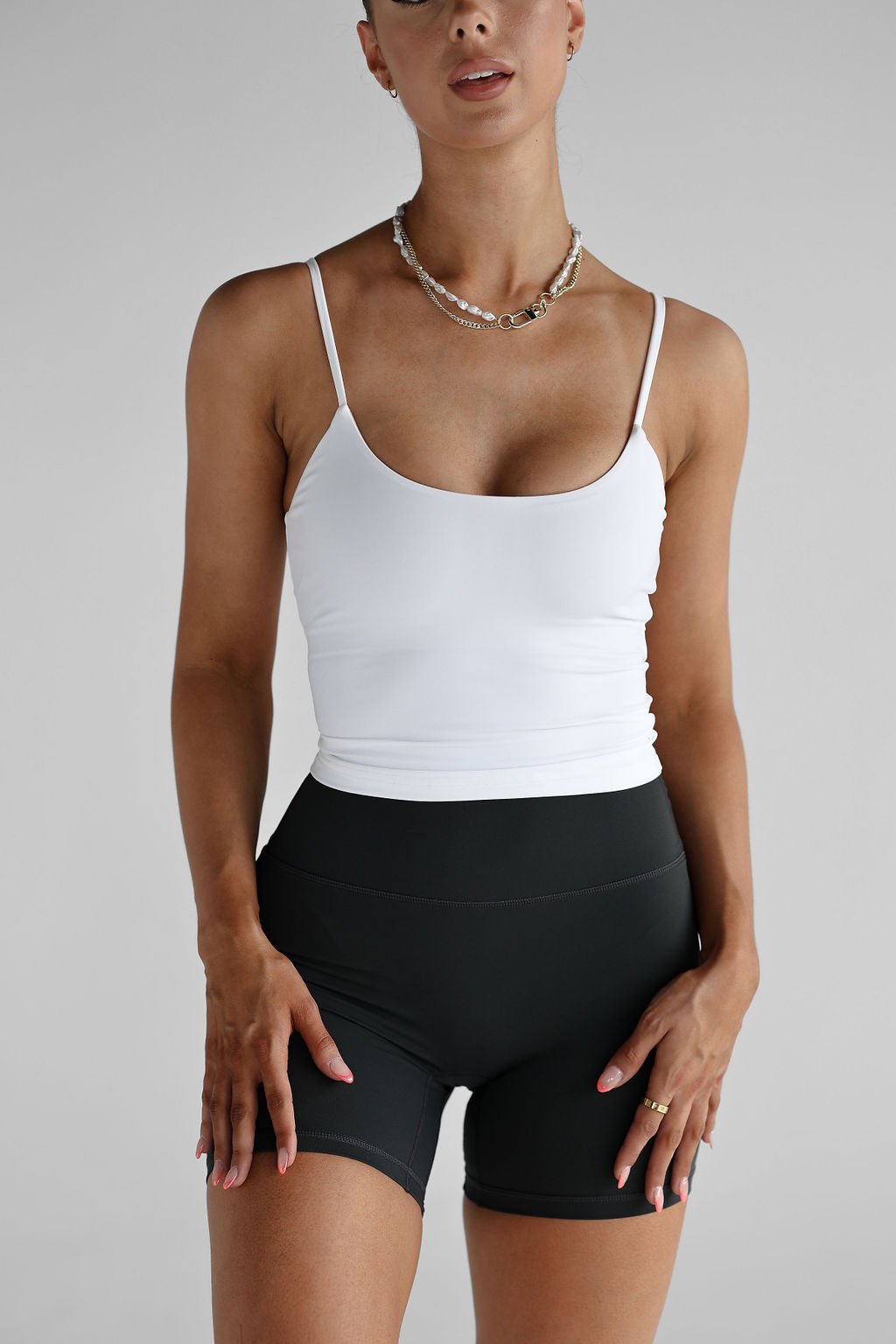 SCULPT Tank - White - LEELO ACTIVE