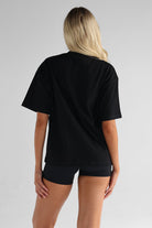 Signature Boyfriend Tee - Black - LEELO ACTIVE