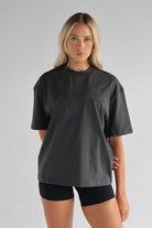 Signature Boyfriend Tee - Charcoal - LEELO ACTIVE