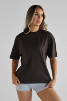 Signature Boyfriend Tee - Dark Chocolate - LEELO ACTIVE