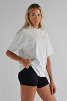 Signature Boyfriend Tee - Oatmeal - LEELO ACTIVE