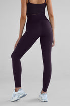 Signature Full Length Leggings - Plum SHIPPING FROM 12/02 - LEELO ACTIVE