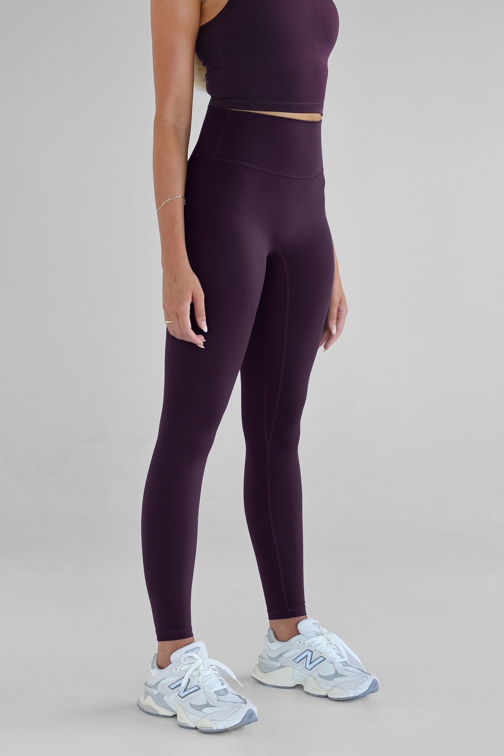 Signature Full Length Leggings - Plum SHIPPING FROM 12/02 - LEELO ACTIVE
