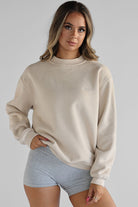 Signature Sweater - Caramel Creme - LEELO ACTIVE