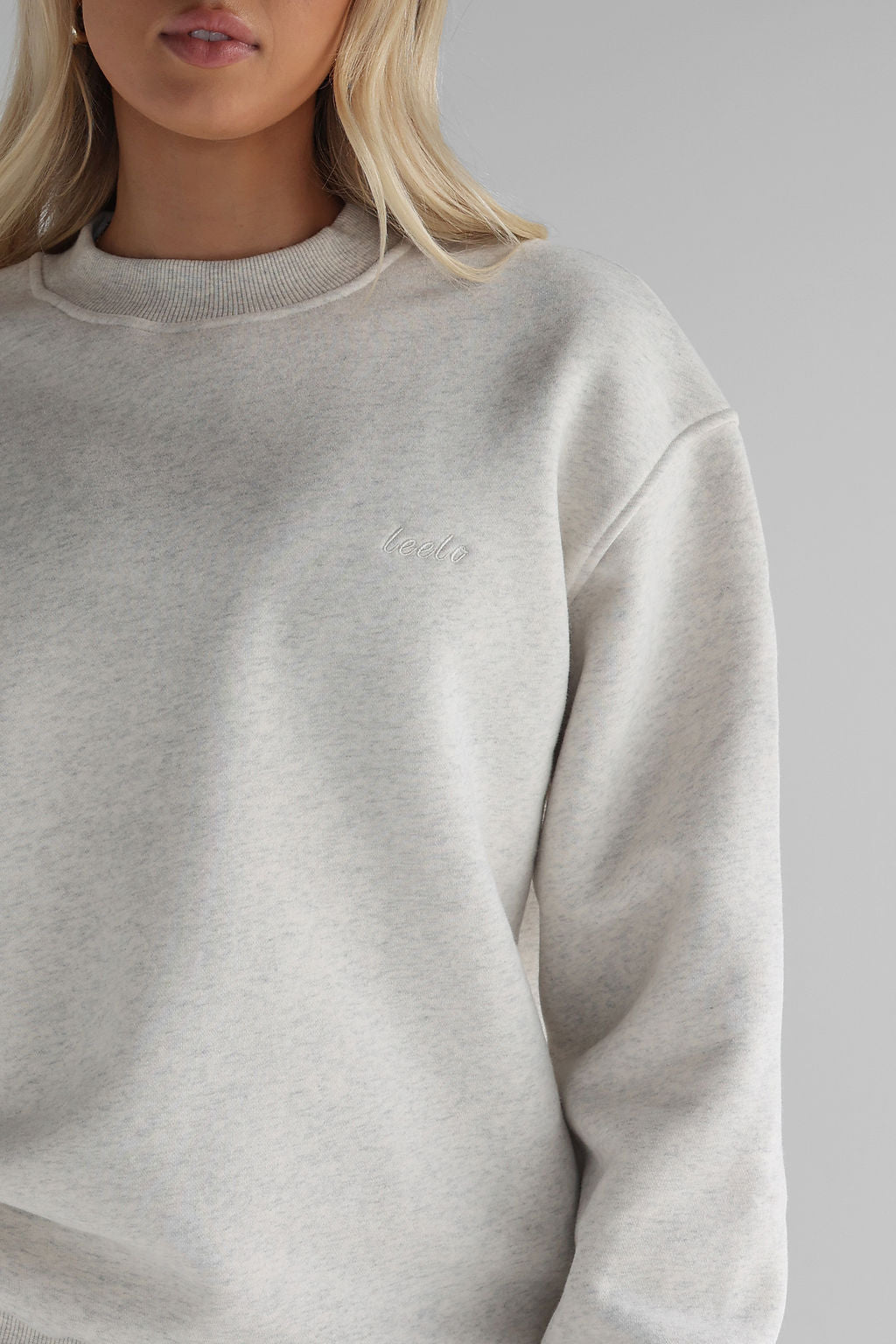 Signature Sweater - Oatmeal - LEELO ACTIVE