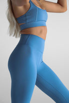 Stormy Blue Full Length Leggings - LEELO ACTIVE