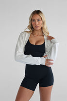 Sweater Shrug/Bolero - Oatmeal - LEELO ACTIVE