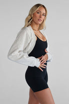 Sweater Shrug/Bolero - Oatmeal - LEELO ACTIVE