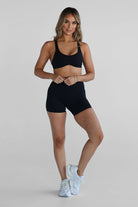 The Annabelle Crop - Black - LEELO ACTIVE