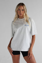 The Pilates Collection Boyfriend Tee - Oatmeal - LEELO ACTIVE