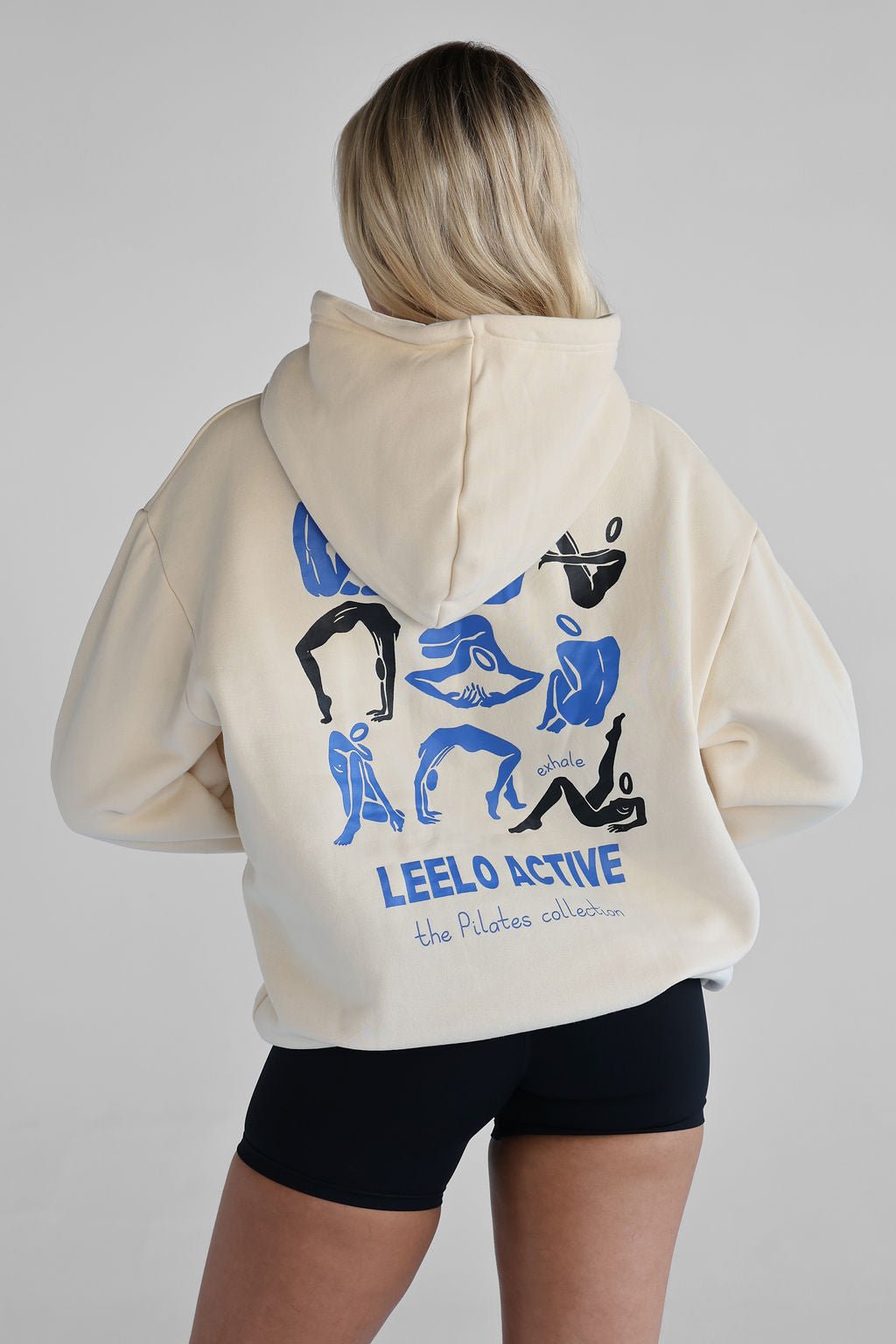 The Pilates Collection Hoodie - French Vanilla - LEELO ACTIVE