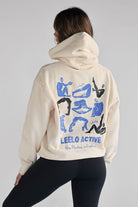 The Pilates Collection Hoodie - French Vanilla - LEELO ACTIVE