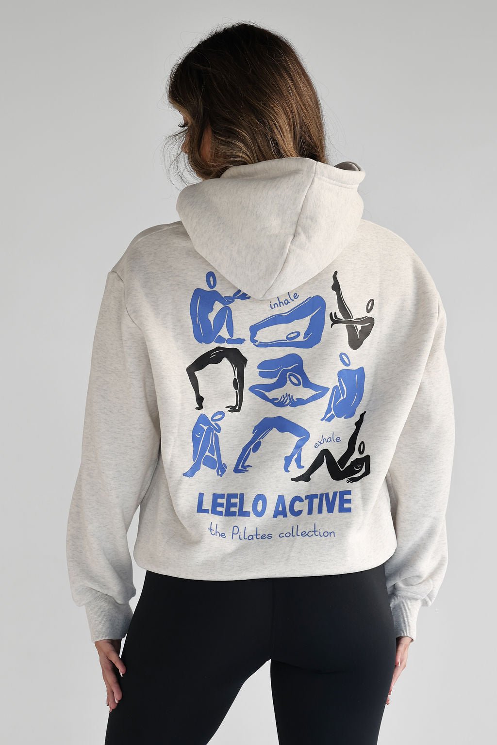 The Pilates Collection Hoodie - Oatmeal - LEELO ACTIVE